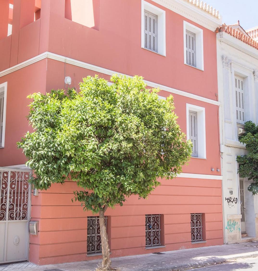 Hostel Pink Mango Athen Exterior foto